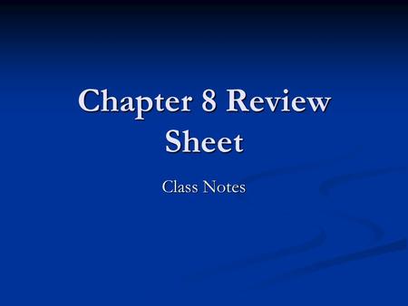 Chapter 8 Review Sheet Class Notes. Key People Alexander Hamilton: first Secretary of Treasury Alexander Hamilton: first Secretary of Treasury George.