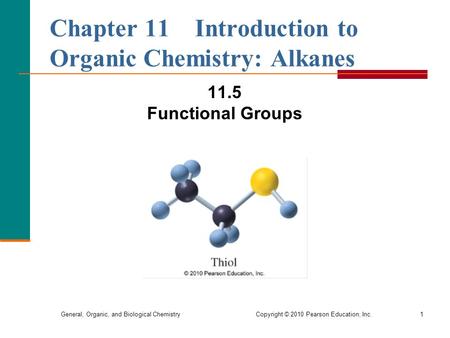 Chapter 11 Introduction to Organic Chemistry: Alkanes
