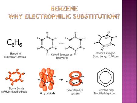  Delocalised electrons are what makes benzene so stable and allow it to resist addition reactions.  Electron rich benzene rings are prone to attack.