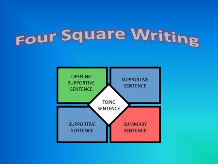 Four Square Writing.