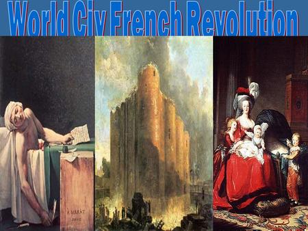 THIS IS With Host... Your 100 200 300 400 500 Causes of the French Revolution French Revolution I French Revolution II Napoleon More Napoleon Vocabu.