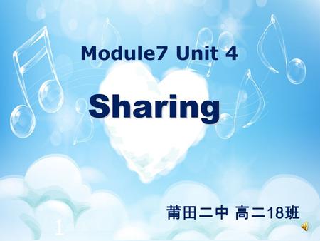 Sharing Module7 Unit 4 莆田二中 高二 18 班 1. A Letter Home Reading ---by Jo.
