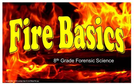 8 th Grade Forensic Science Image: