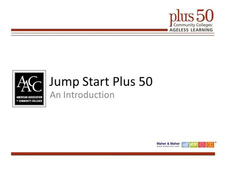 Jump Start Plus 50 An Introduction. 2 Presentation Slide Area Attendee List Chat Room.