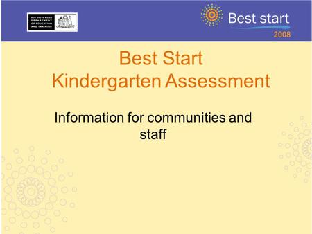Best Start Kindergarten Assessment