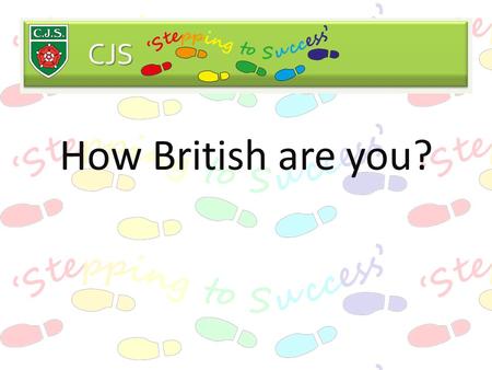How British are you?. Which countries are part of Britain?