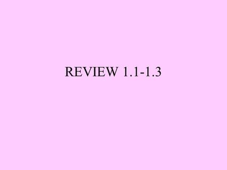 REVIEW 1.1-1.3. A relation is a set of ordered pairs. {(2,3), (-1,5), (4,-2), (9,9), (0,-6)} This is a relation The domain is the set of all x values.