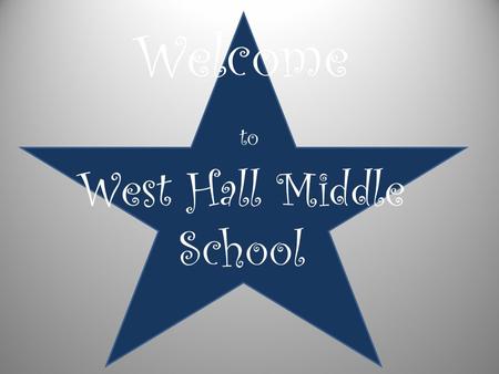 Welcome to West Hall Middle School. Home of the Spartans.