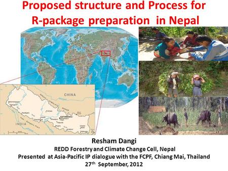 Proposed structure and Process for R-package preparation in Nepal