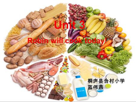 Unit 3 Robin will cook today! 桐庐县合村小学 蓝伟燕 My favourite food is... It is... They are...