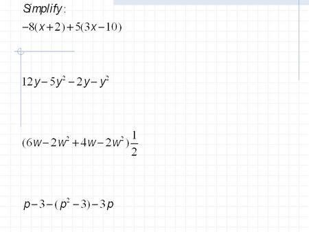 9.0 Classifying Polynomials Objective: SWBAT describe and write polynomials in standard form. Concept: Unit 9 – Polynomials and Factoring.