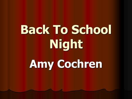 Back To School Night Amy Cochren. Common Question… What handouts of communication have been sent home? 1) LA6 Course Info Guide.docLA6 Course Info Guide.doc.