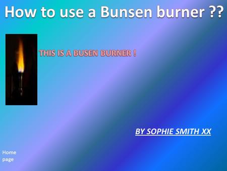 How to use a Bunsen burner ??