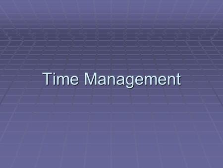 Time Management.  Time management is concerned with OS facilities and services which measure real time, and is essential to the operation of timesharing.