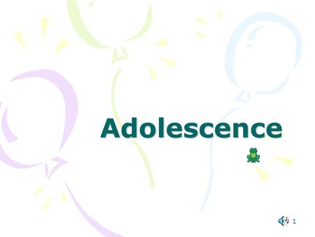 1 Adolescence. 2 Introduction Who am I? Identity clearly important topic in adolescence. This search is easily misunderstood, and often it is only dimly.