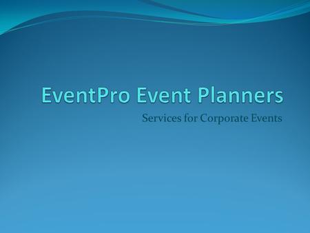 EventPro Event Planners