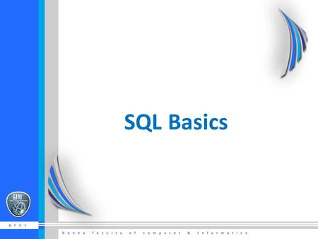 SQL Basics. What is SQL? SQL stands for Structured Query Language. SQL lets you access and manipulate databases.