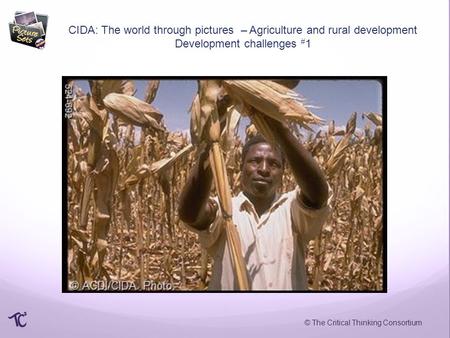 © The Critical Thinking Consortium CIDA: The world through pictures – Agriculture and rural development Development challenges # 1.
