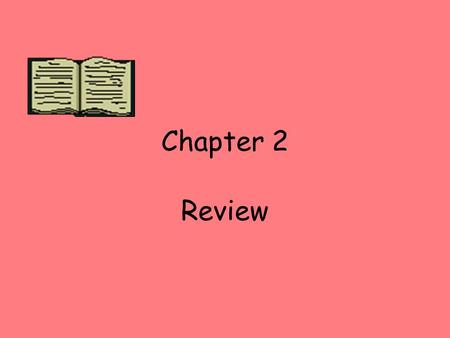 Chapter 2 Review. Precipitation What is water that falls to the Earth?