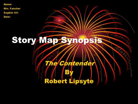 The Contender By Robert Lipsyte