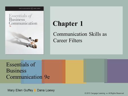 Communication Skills as Career Filters