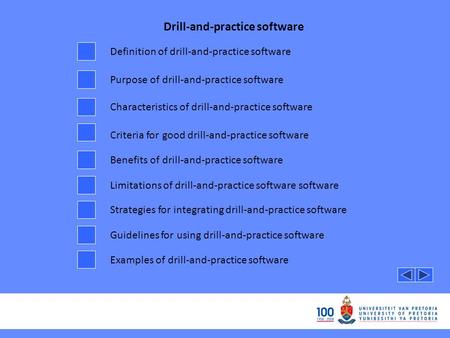 Drill-and-practice software