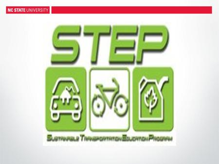 What Is STEP? Sustainable Education Transportation Program Hands on inquiry challenge for middle and high school students to explore electric and solar.