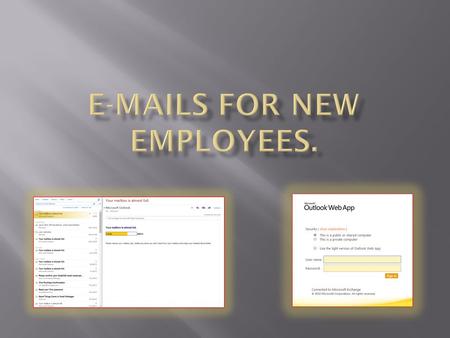  When you receive a new email you will be shown a highlighted in yellow box where your email can be found  To open your new email just double click.