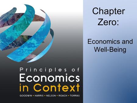 Chapter Zero: Economics and Well-Being. 1. U.S. GDP per capita.