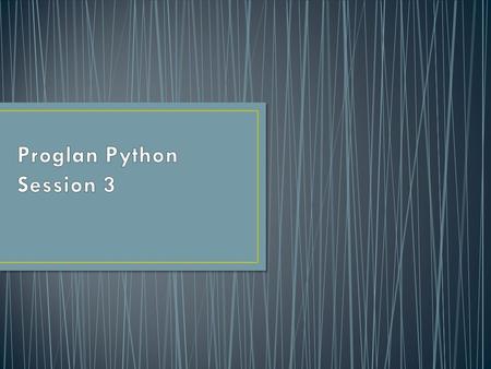 Python uses boolean variables to evaluate conditions. The boolean values True and False are returned when an expression is compared or evaluated.
