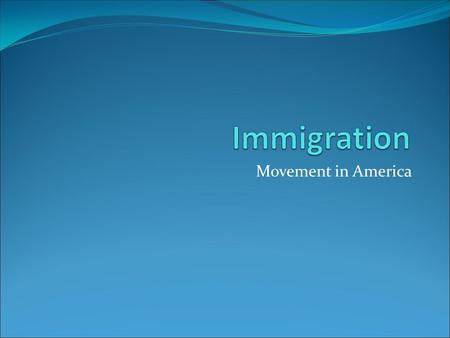 Movement in America. Essential Question 1. Why do people migrate? 2. How is urban life different from rural life?
