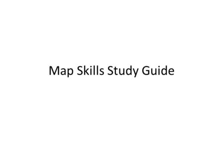 Map Skills Study Guide. Please remember your all stars homework tomorrow.