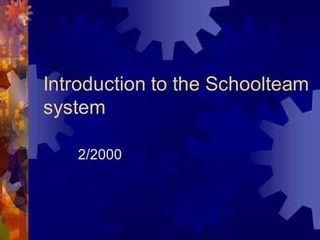 Introduction to the Schoolteam system 2/2000 Intranet  Differences between Internet and Intranet  Usually, when we want to visit web pages, we are.