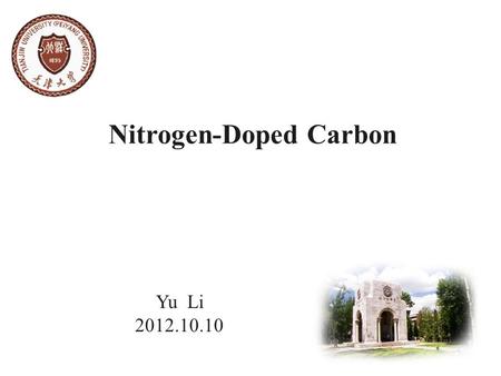 Nitrogen-Doped Carbon
