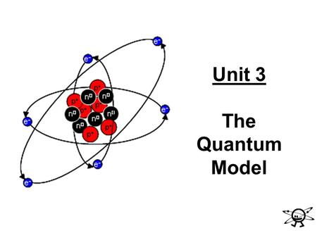 Unit 3 The Quantum Model.