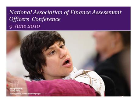 National Association of Finance Assessment Officers Conference 9 June 2010.