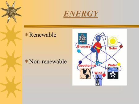 ENERGY  Renewable  Non-renewable. Fuel Consumption.