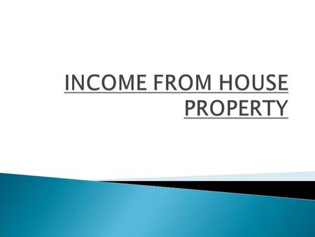 The property:  Consists of any buildings or lands appurtenant thereto,  Of which the assessee is the owner, and  Which is not used for purposes of.