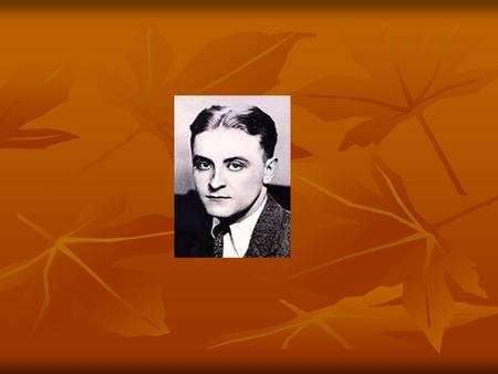 F. Scott Fitzgerald  September 24, 1896: Francis Scott Key Fitzgerald was born in St. Paul, Minnesota  His father, Edward Fitzgerald failed as a manufacturer.