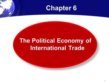 Chapter 6 The Political Economy of International Trade 1.