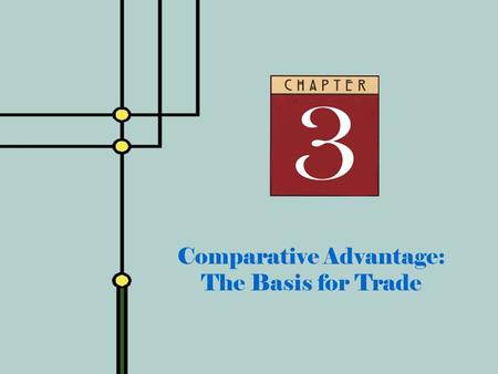 Copyright © 2001 by The McGraw-Hill Companies, Inc. All rights reserved. Slide 3 - 0 Comparative Advantage: The Basis for Trade.