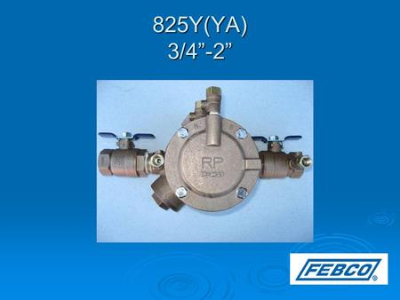 825Y(YA) 3/4”-2”. Modification Overview  Production of the 825Y began in 1978 and is current.  The 825YR (1994-2006) had replaceable check seats. **