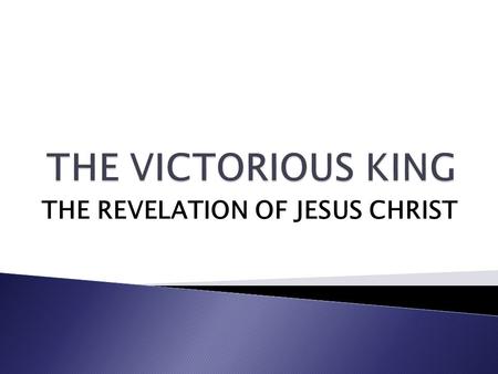 THE REVELATION OF JESUS CHRIST. YOU ARE INVITED *(RSVP REQUIRED)