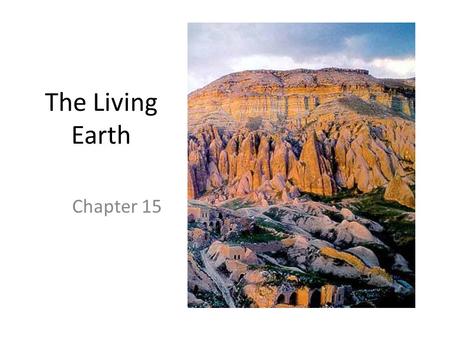 The Living Earth Chapter 15.