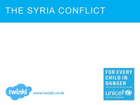 THE SYRIA CONFLICT. WHAT IS A REFUGEE? A refugee is a person who leaves the country they live in to go to another one, because it is no longer safe for.