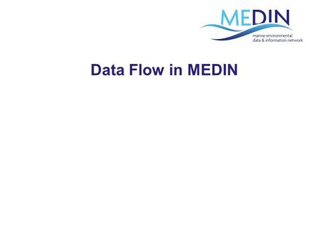 30 June 2009 MEDIN Partners Meeting Data Flow in MEDIN.