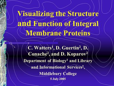 Visualizing the Structure and Function of Integral Membrane Proteins