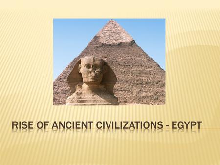 Label: Nile River Upper Egypt Lower Egypt Nile Delta Great Pyramids/Sphinx.