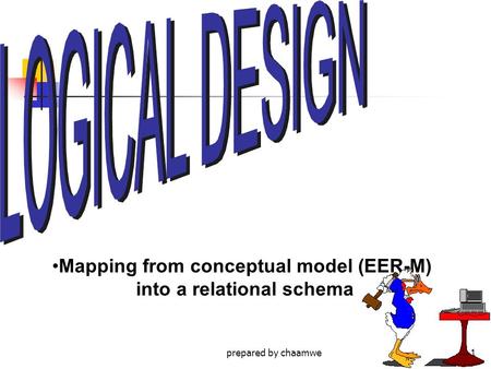 Mapping from conceptual model (EER-M)