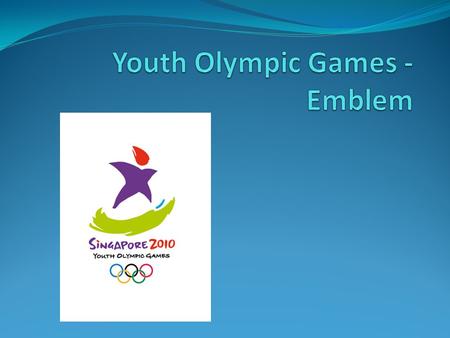 Youth Olympic Games - Emblem